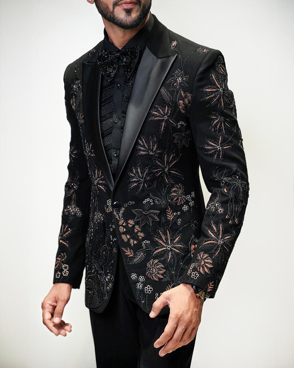 Jungli Inspired Tuxedo Suit - Image 3