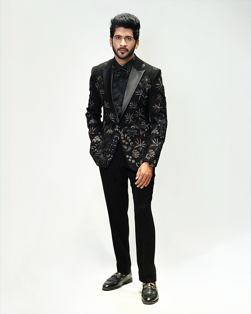 Jungli Inspired Tuxedo Suit - Image 2